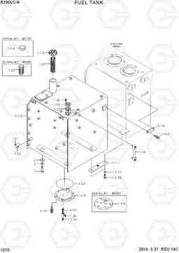 1070 FUEL TANK R290LC-9, Hyundai