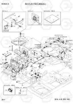 2011 RH ELECTRIC(#0020-) R290LC-9, Hyundai