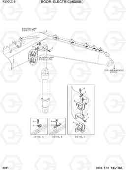 2031 BOOM ELECTRIC(#0050-) R290LC-9, Hyundai