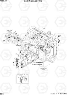 2040 ENGINE ELECTRIC R290LC-9, Hyundai