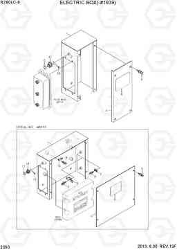 2050 ELECTRIC BOX(-#1939) R290LC-9, Hyundai