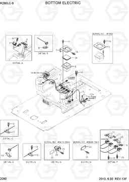 2090 BOTTOM ELECTRIC R290LC-9, Hyundai
