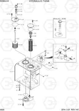 3020 HYDRAULIC TANK R290LC-9, Hyundai