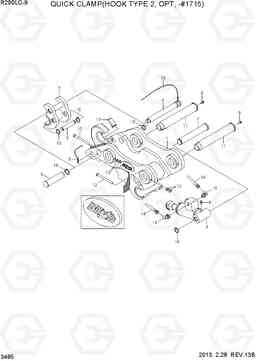 3485 QUICK CLAMP(HOOK TYPE 2, OPT, -#1715) R290LC-9, Hyundai