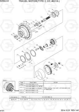 4131 TRAVEL MOTOR(TYPE 2, 2/2, #0318-) R290LC-9, Hyundai