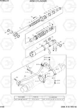 4190 ARM CYLINDER R290LC-9, Hyundai