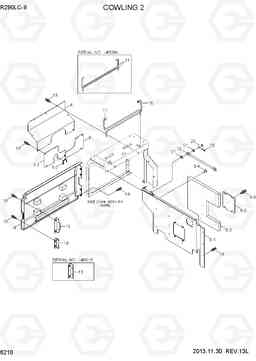 6210 COWLING 2 R290LC-9, Hyundai