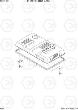 6250 ENGINE HOOD ASSY R290LC-9, Hyundai