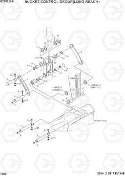 7305 BUCKET CONTROL GROUP(LONG REACH) R290LC-9, Hyundai