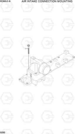 9260 AIR INTAKE CONNECTION MOUNTING R290LC-9, Hyundai