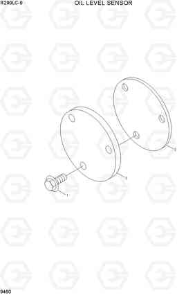 9460 OIL LEVEL SENSOR R290LC-9, Hyundai