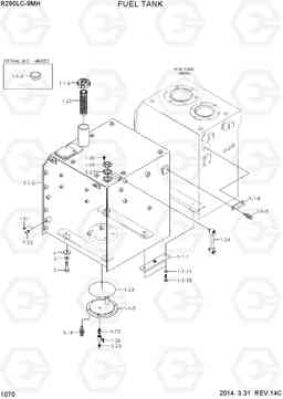 1070 FUEL TANK R290LC-9MH, Hyundai