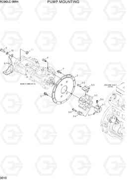 3010 PUMP MOUNTING R290LC-9MH, Hyundai