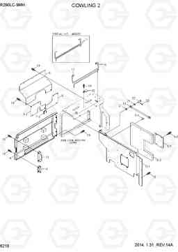 6210 COWLING 2 R290LC-9MH, Hyundai