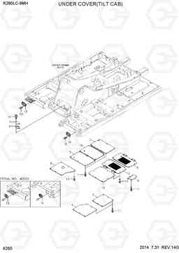 6260 UNDER COVER(TILT CAB) R290LC-9MH, Hyundai