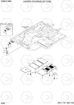 6265 UNDER COVER(ELEV CAB) R290LC-9MH, Hyundai