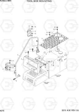 6270 TOOL BOX MOUNTING R290LC-9MH, Hyundai