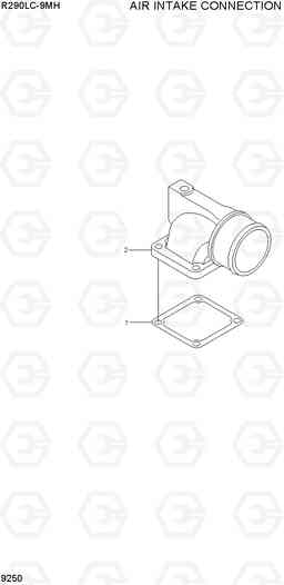 9250 AIR INTAKE CONNECTION R290LC-9MH, Hyundai