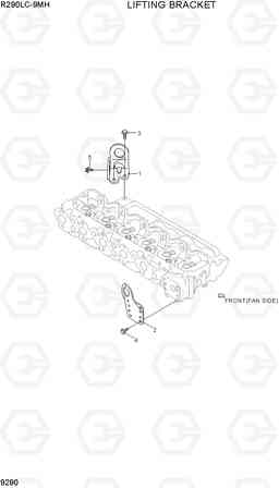 9290 LIFTING BRACKET R290LC-9MH, Hyundai