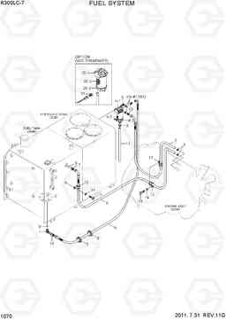 1070 FUEL SYSTEM R300LC-7, Hyundai