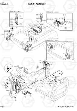 2070 CAB ELECTRIC 2 R300LC-7, Hyundai