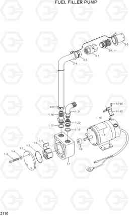 2110 FUEL FILLER PUMP R300LC-7, Hyundai