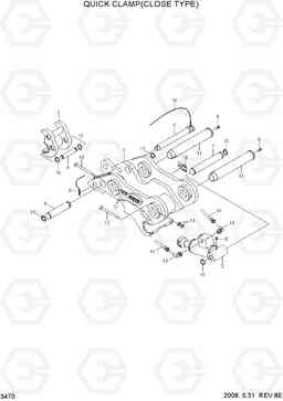 3470 QUICK CLAMP(CLOSE TYPE) R300LC-7, Hyundai