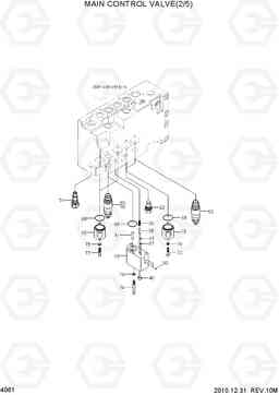 4061 MAIN CONTROL VALVE(2/5) R300LC-7, Hyundai