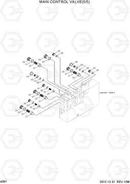 4091 MAIN CONTROL VALVE(5/5) R300LC-7, Hyundai
