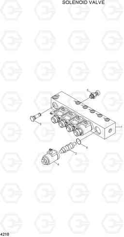 4210 SOLENOID VALVE R300LC-7, Hyundai