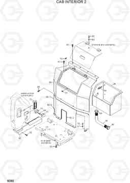 6090 CAB INTERIOR 2 R300LC-7, Hyundai