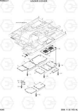 6260 UNDER COVER R300LC-7, Hyundai