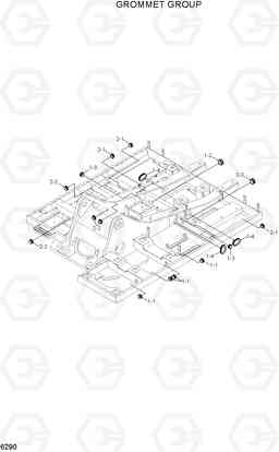 6290 GROMMET GROUP R300LC-7, Hyundai