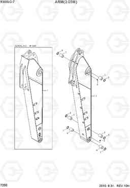 7200 ARM(3.05M) R300LC-7, Hyundai