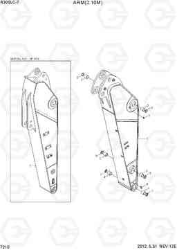 7210 ARM(2.10M) R300LC-7, Hyundai