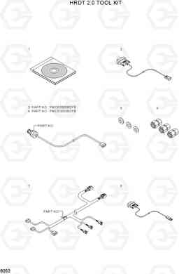 8050 HRDT 2.0 TOOL KIT R300LC-7, Hyundai