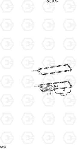 9030 OIL PAN R300LC-7, Hyundai