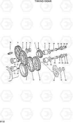 9110 TIMING GEAR R300LC-7, Hyundai