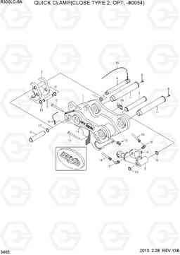 3465 QUICK CLAMP(CLOSE TYPE 2, OPT, -#0054) R300LC-9A, Hyundai