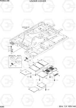 6260 UNDER COVER R300LC-9A, Hyundai