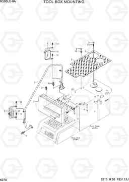 6270 TOOL BOX MOUNTING R300LC-9A, Hyundai