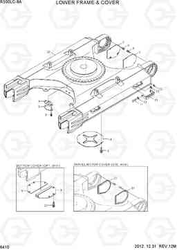 6410 LOWER FRAME & COVER R300LC-9A, Hyundai