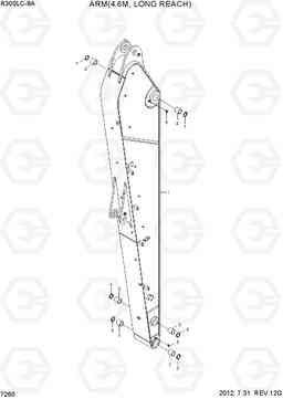 7260 ARM(4.6M, LONG REACH) R300LC-9A, Hyundai