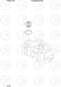 9130 THERMOSTAT R300LC-9A, Hyundai