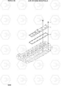 9360 AIR INTAKE MANIFOLD R300LC-9A, Hyundai
