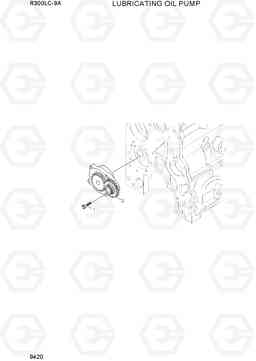 9420 LUBRICATING OIL PUMP R300LC-9A, Hyundai