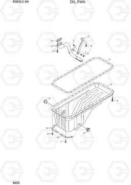 9450 OIL PAN R300LC-9A, Hyundai