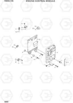 9460 ENGINE CONTROL MODULE R300LC-9A, Hyundai