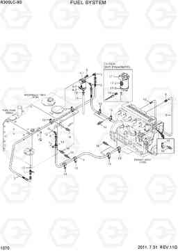 1070 FUEL SYSTEM R300LC-9S, Hyundai