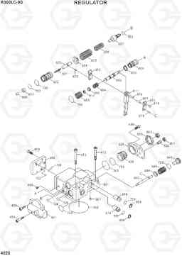 4020 REGULATOR R300LC-9S, Hyundai